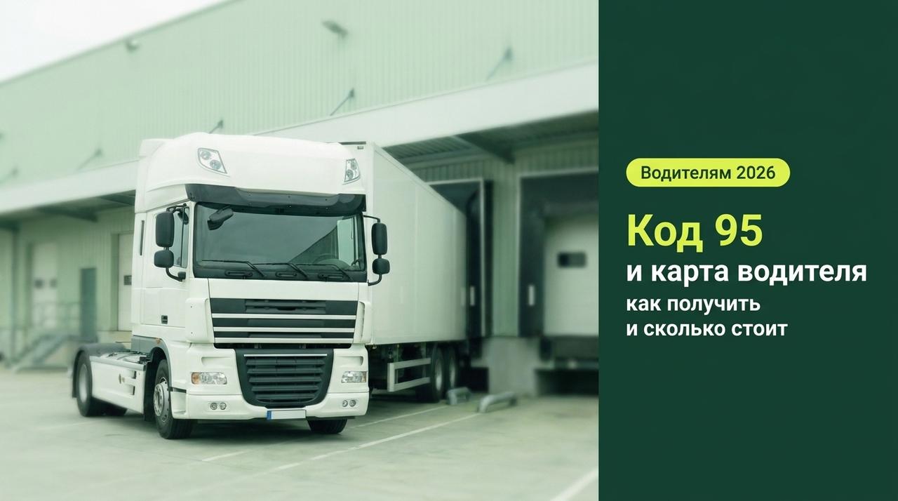 Код 95 и карта водителя в Польше в 2026: как получить и сколько стоит