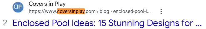 Google result number 2 for pool enclosure designs: Covers in Play, Enclosed Pool Ideas