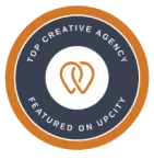 UpCity Top Creative Agency badge awarded to Awkward Media